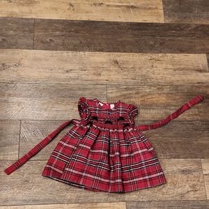 First Impressions Red Plaid Dress